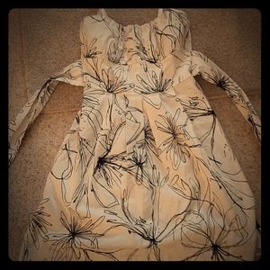 Beautiful white and black sundress